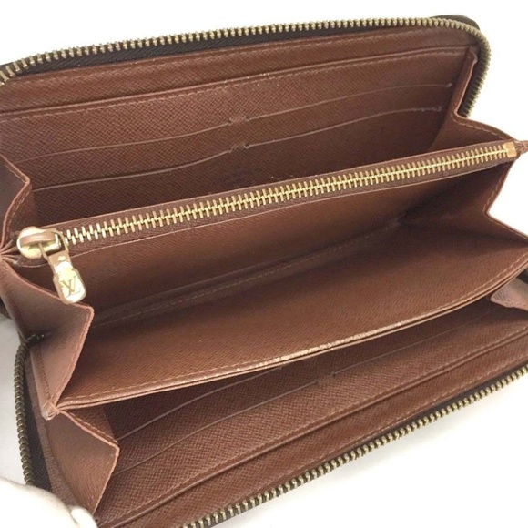 100% Auth Louis Vuitton Rose Zippy Zip Long Wallet - Picture 6 of 8